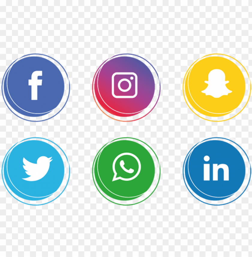 social media icons set - social media icons PNG image with transparent background@toppng.com