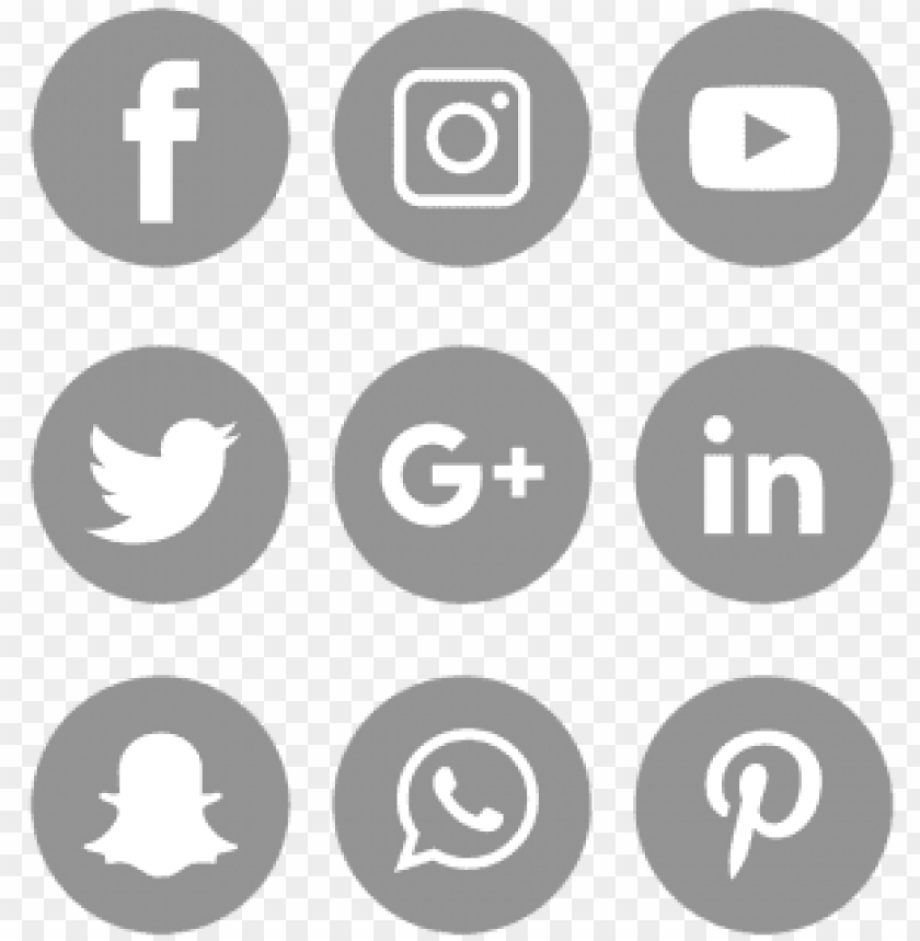 social media icons set whatsapp facebook instagram logo PNG transparent with Clear Background ID 162864