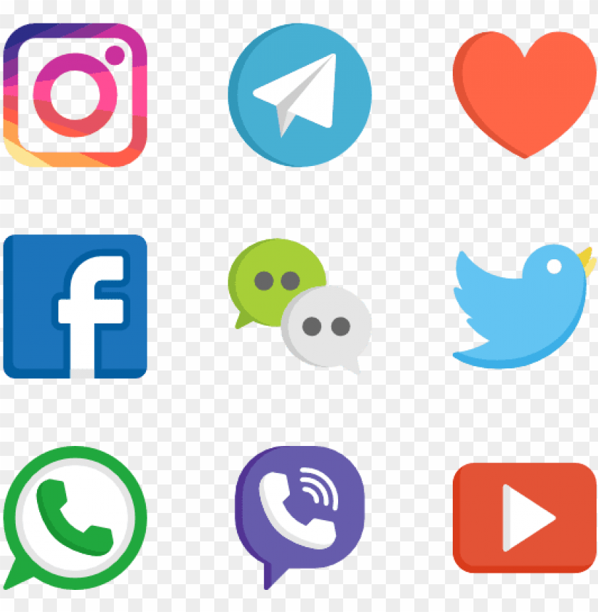 Social Media Logos Web Design 50 Free Icons Svg Iconic Social Media Icons Png Free Png Images Toppng