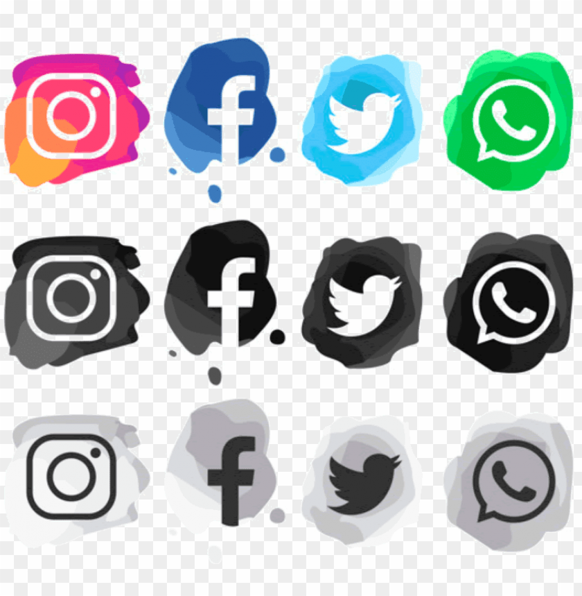 social media marketing red social media icons free PNG transparent with Clear Background ID 195262