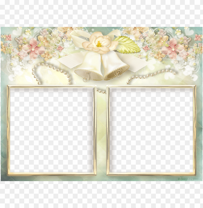 soft transparent double wedding frame background best stock photos | TOPpng