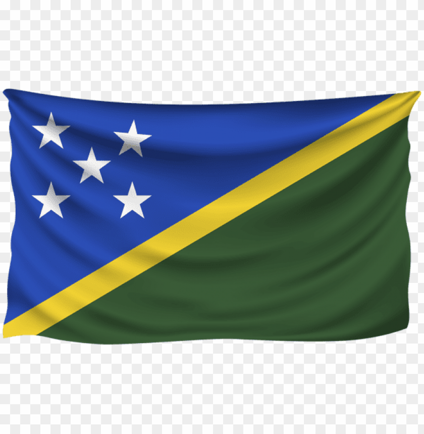 free PNG Download solomon islands wrinkled flag clipart png photo   PNG images transparent