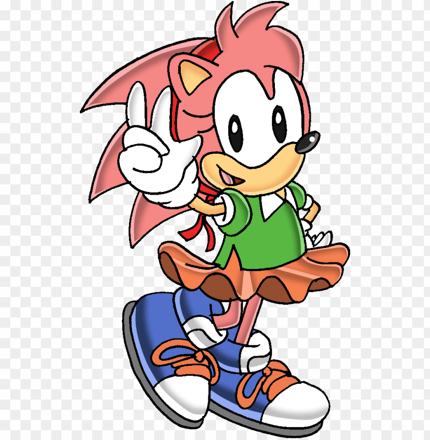 67 - Logo Sonic And Amy Rose Png,Amy Rose Png - free transparent png images  