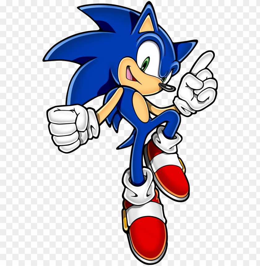 Sonic PNG Faixa Fundo Transparente