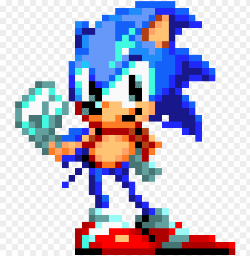 Its Mania Knuckles - Knuckles Sprite Sonic Mania PNG Transparent With ...