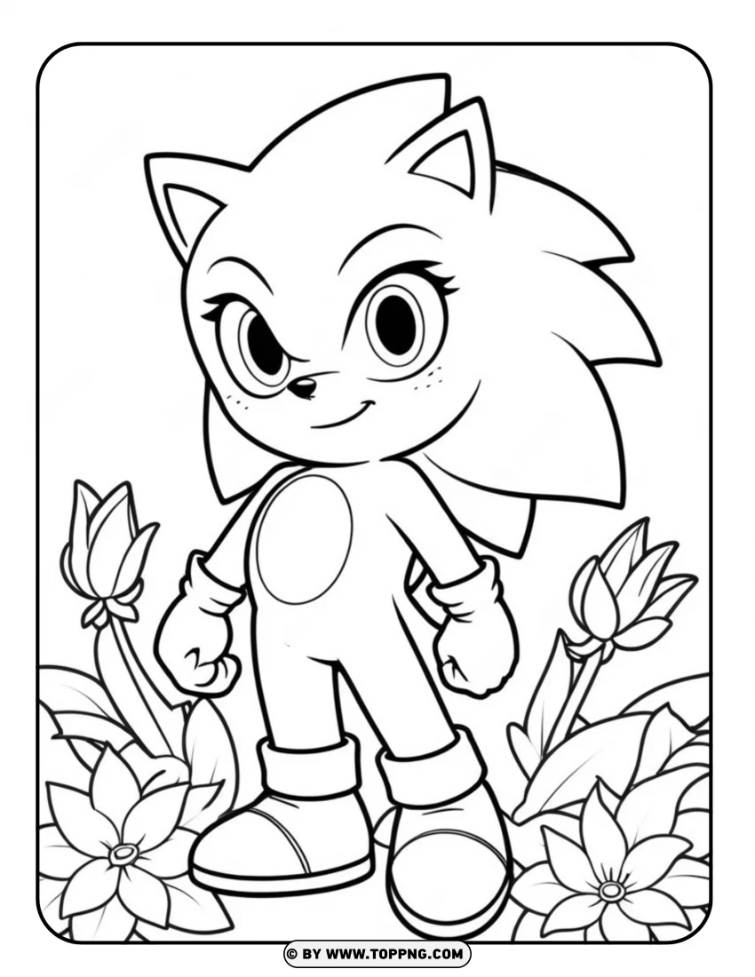 Sonic Coloring , Sonic , CARTOON,GAMES , Sonic The Hedgehog , Fast-paced , Dventure 