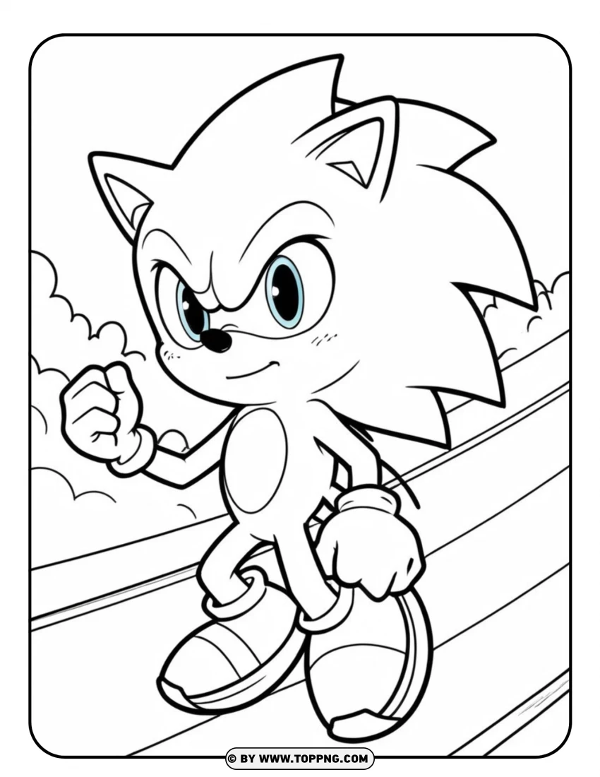 Sonic Coloring , Sonic , CARTOON,GAMES , Sonic The Hedgehog , Fast-paced , Dventure 