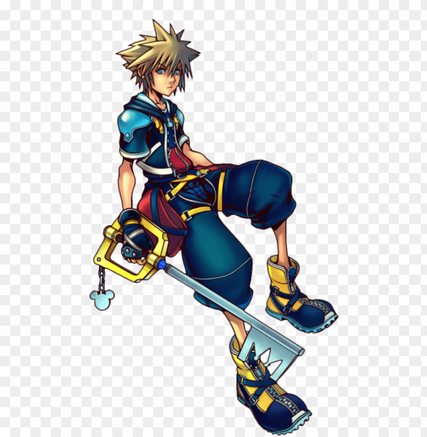 sora kingdom hearts render PNG image with transparent background | TOPpng