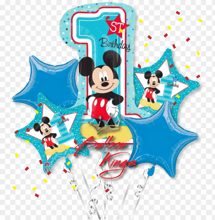 source - cdn7 - bigcommerce - com - report - mickey - mickey mouse first  birthday balloo PNG image with transparent background | TOPpng