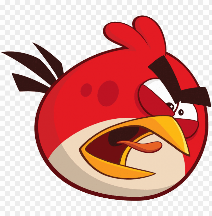 Source Red Bird Angry Birds Toons Png Image With Transparent Background Toppng