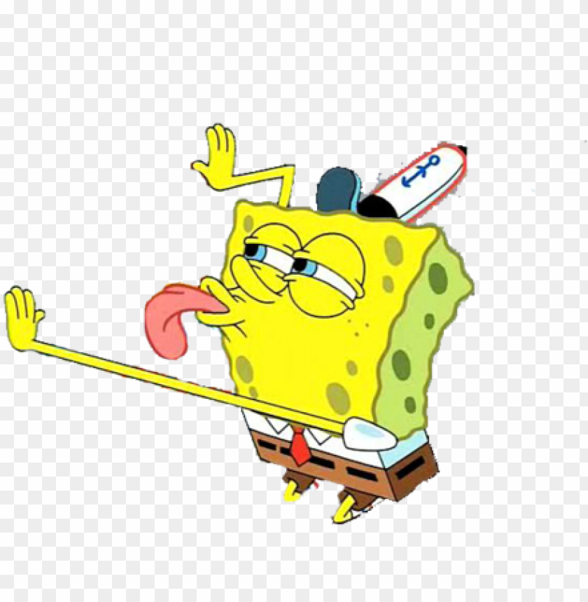 Source Spongebob Licking Meme Png Image With Transparent