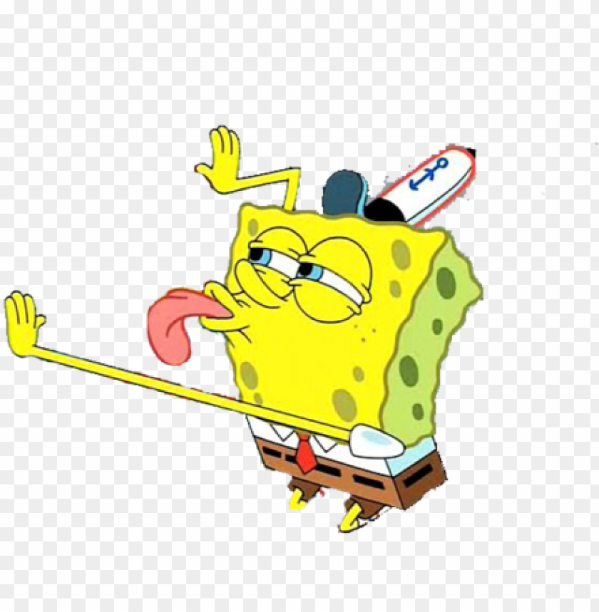 Source Spongebob Licking Meme Png Image With Transparent Background Toppng - patrick meme transparent roblox meme on meme