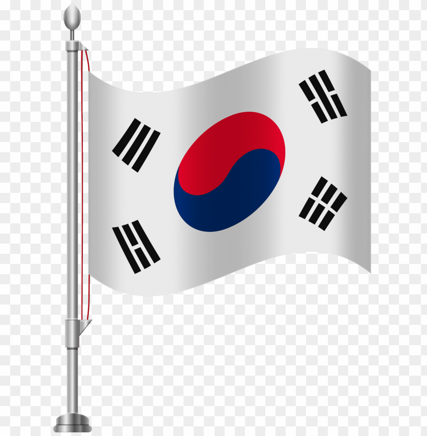 south, korea, flag, png