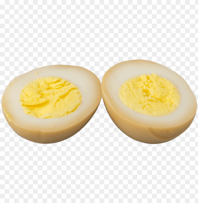 Soy Marinated Egg 味付け玉子 Boiled E PNG Image With Transparent Background