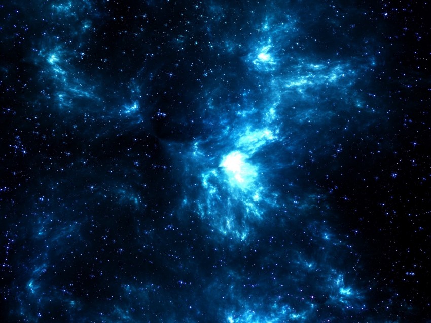 Space Galaxy Shine Stars Blue Dark Background Toppng