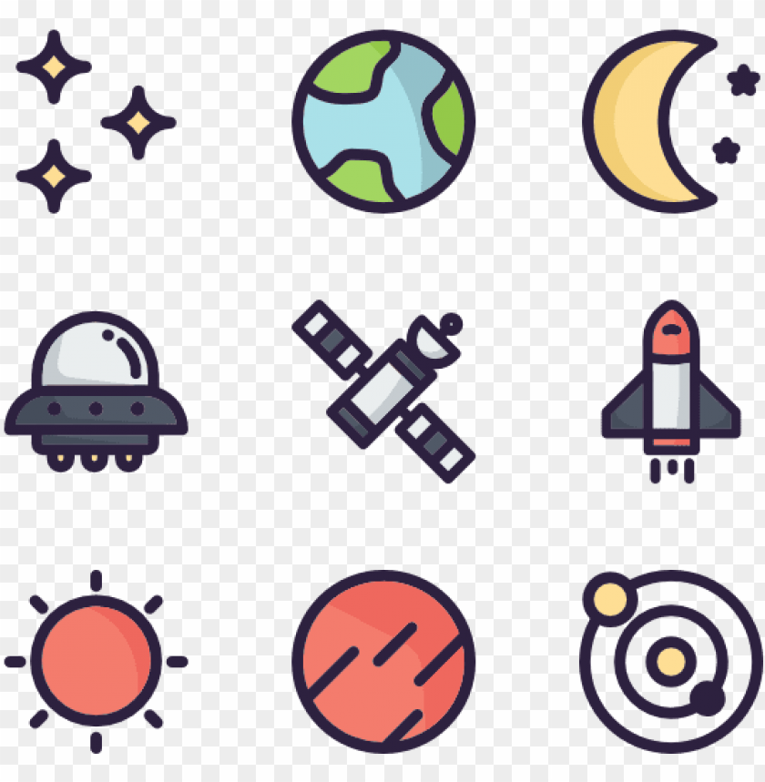 space icon set - space icon png - Free PNG Images@toppng.com