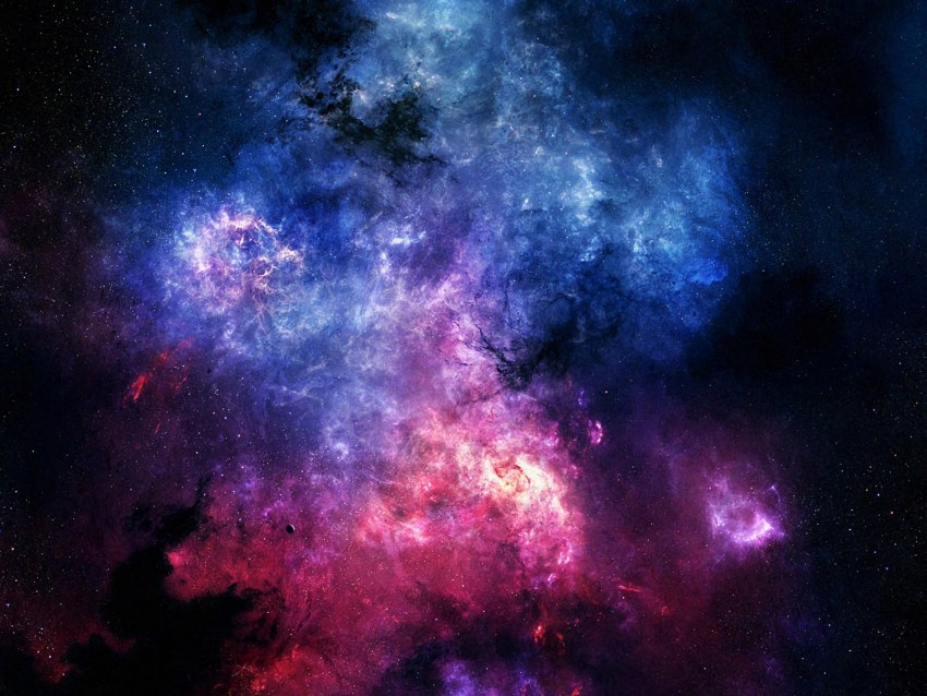 Space Starry Sky Universe Galaxy Nebula Colorful Background