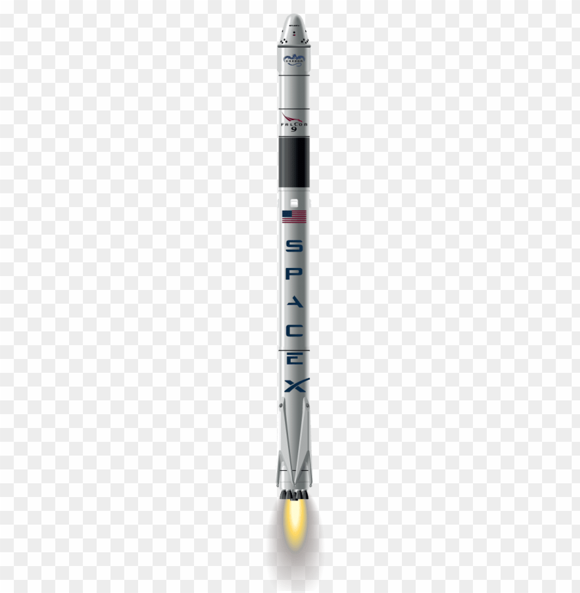 Transparent PNG image Of spacex rocket - Image ID 67656