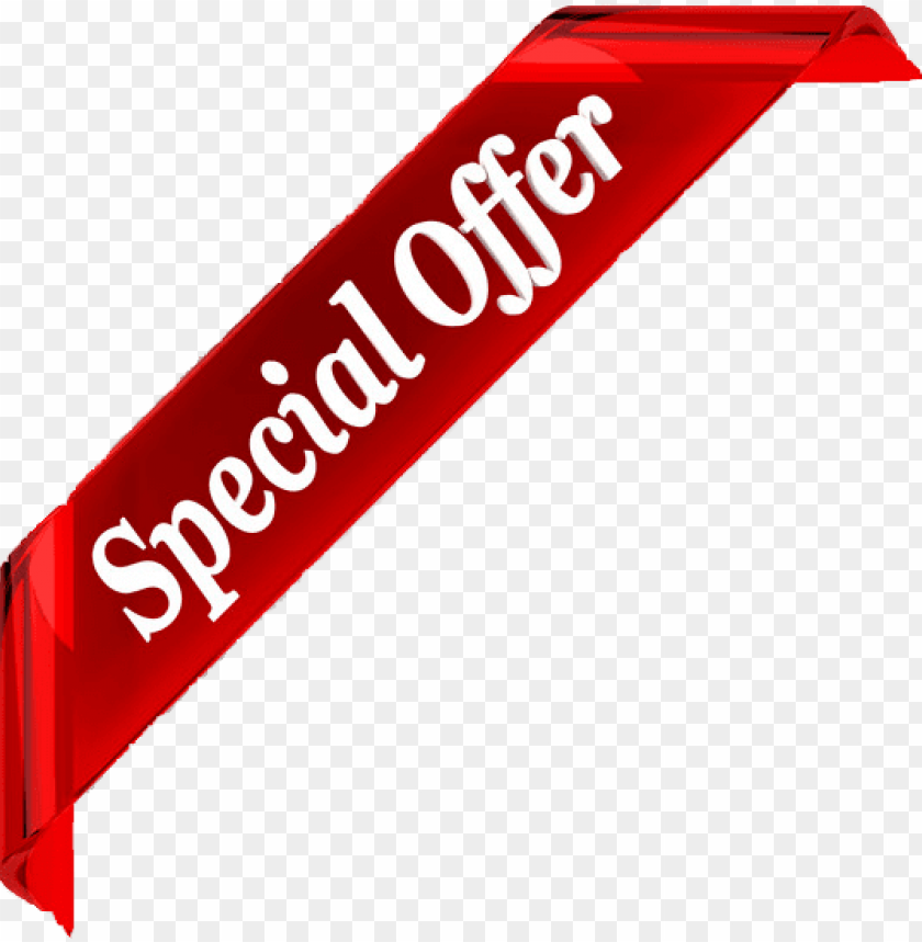 special offer banner PNG image with transparent background | TOPpng
