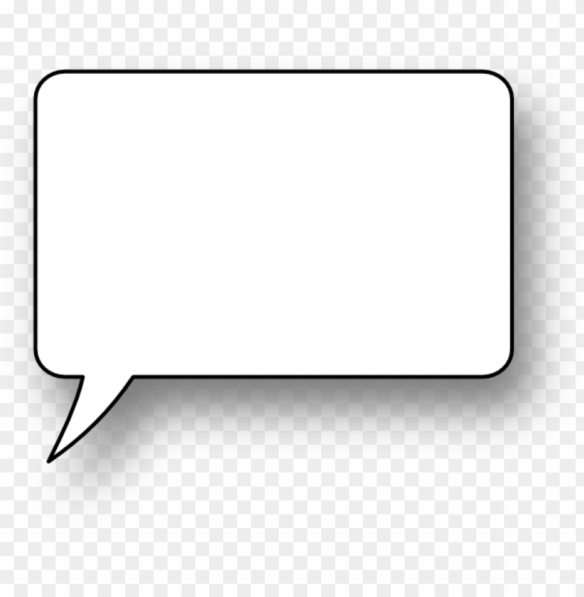 Speech Thought Comic Dialog Box Bubble PNG Image With Transparent Background