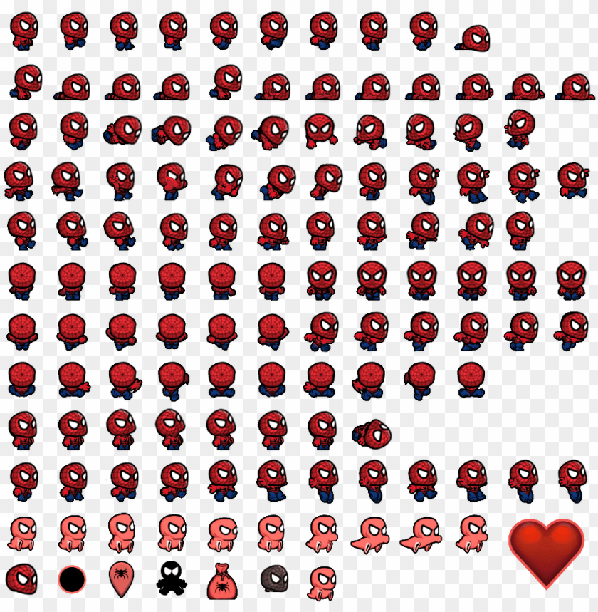 spelunky sprite sheet PNG transparent with Clear Background ID 186788