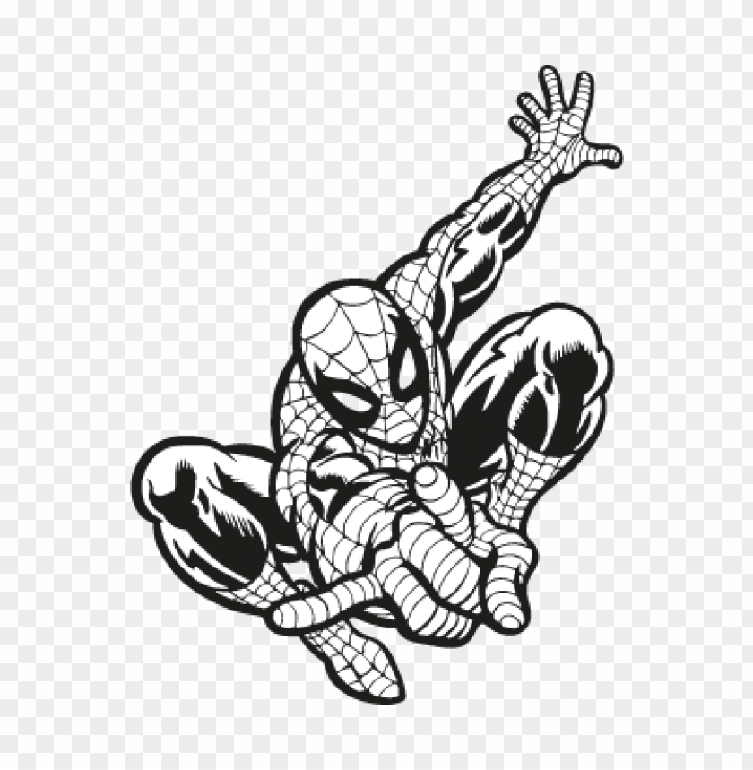  spider man black vector logo download free - 463874