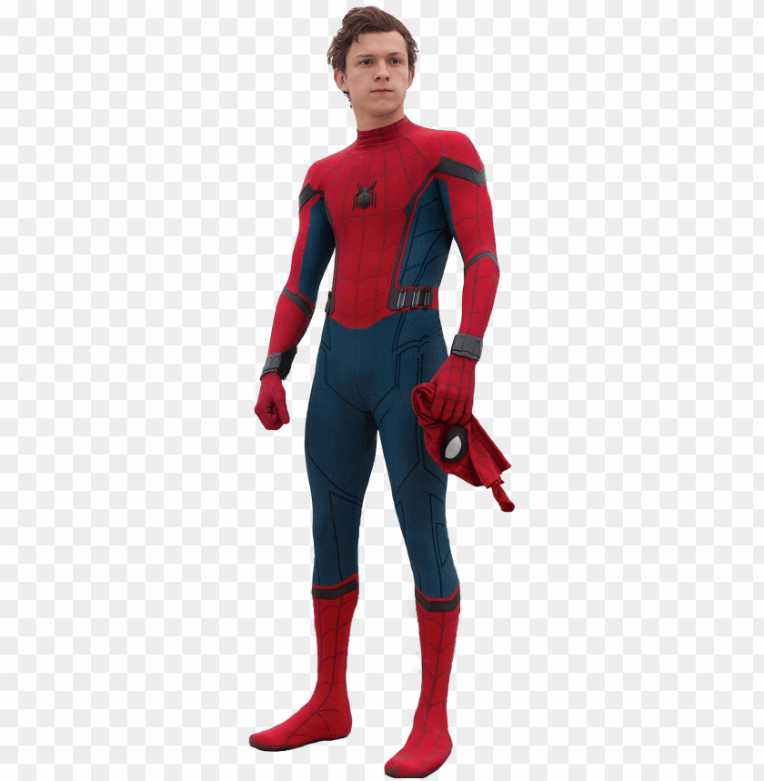 spiderman infinitywar tomholland avengers marvel - tom holland spiderman PNG image with transparent background@toppng.com