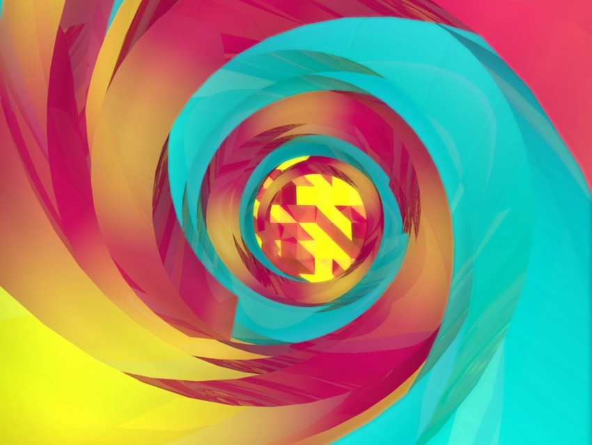 spiral, colorful, twist, vortex, abstraction