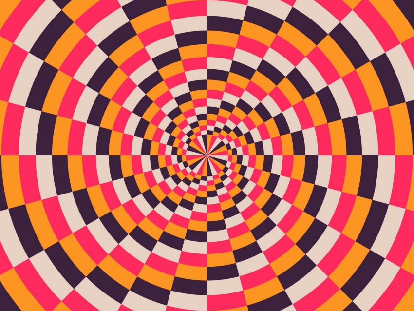 spiral, multicolored, optical illusion
