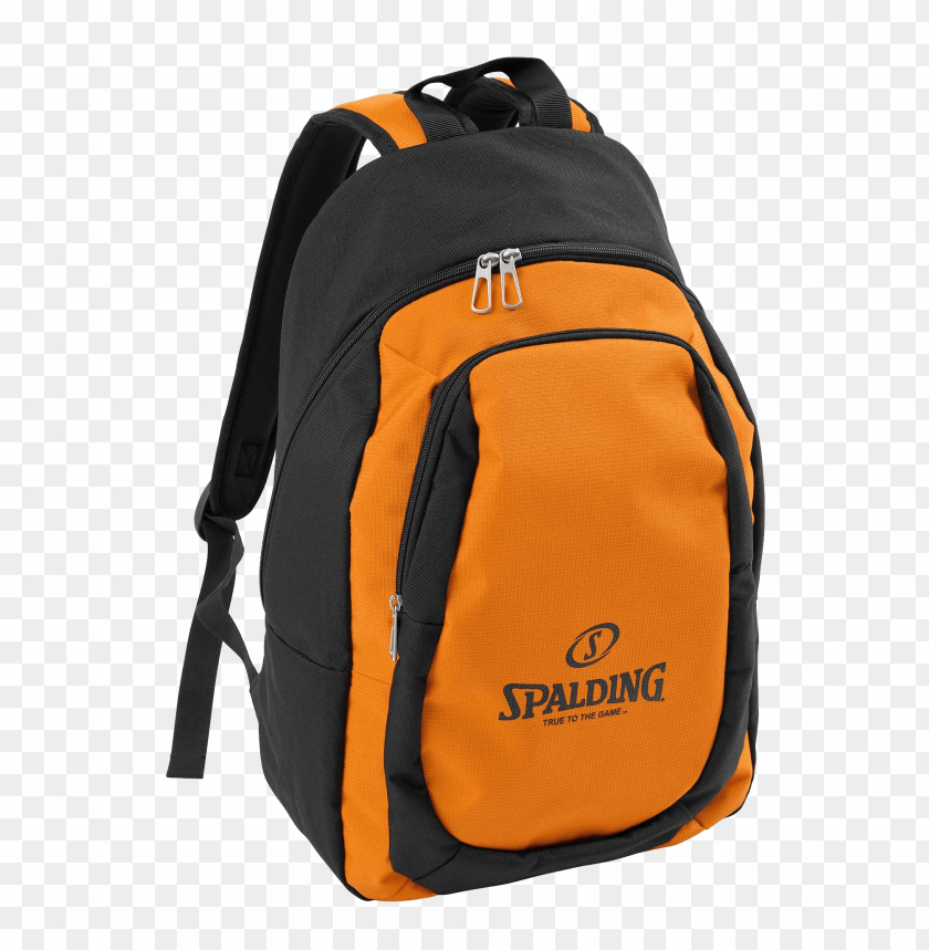 Splanding True To The Game Orange Backpack Png - Free PNG Images