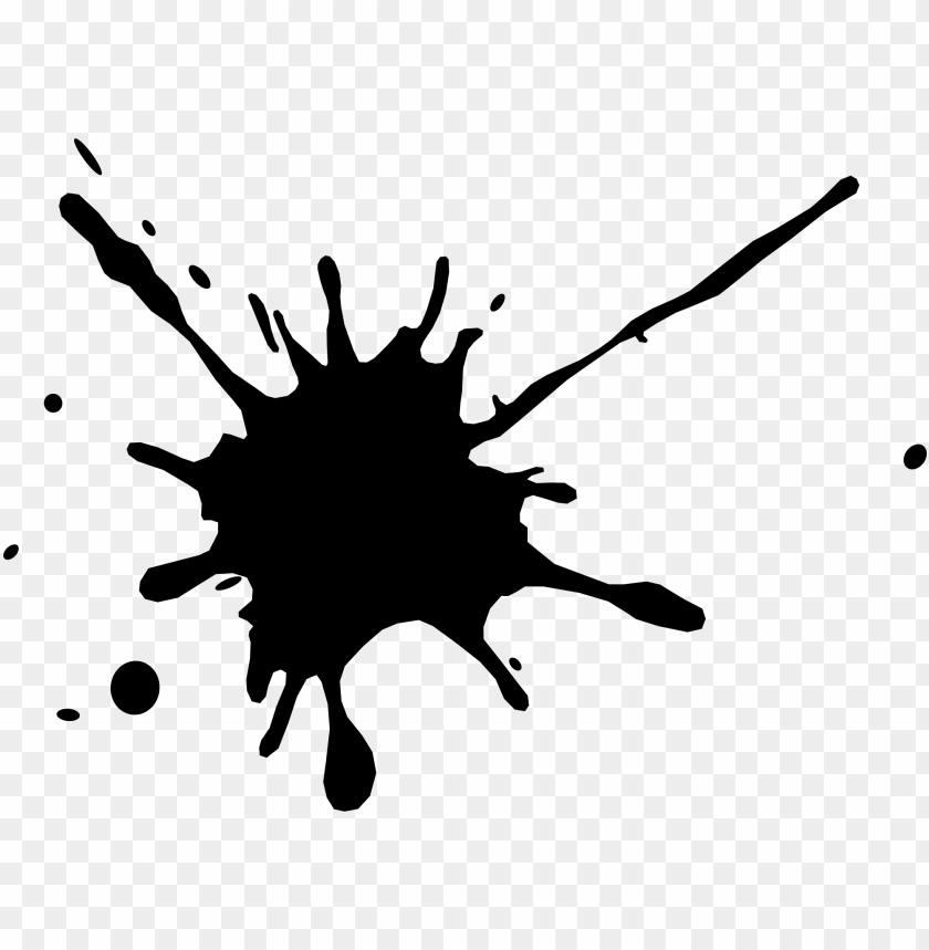 Splat Paint Splatter Vector Png Image With Transparent Background Toppng