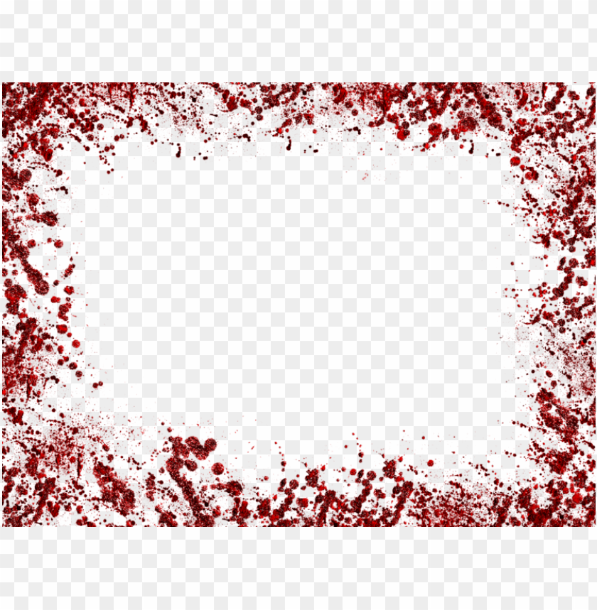 Splatter Frame Blood Border Png Image With Transparent Background Toppng - roblox border frame