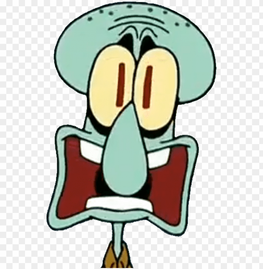 free PNG spongebob scared by supercaptainn - scared squidward PNG image with transparent background PNG images transparent
