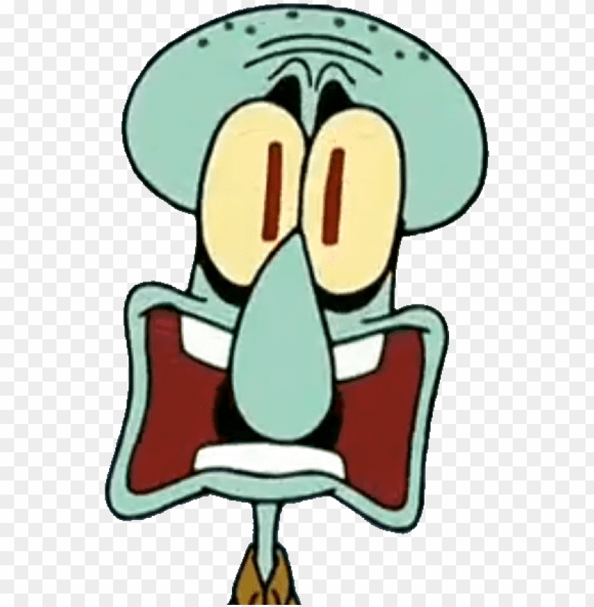 Spongebob Scared By Supercaptainn Scared Squidward Png Image With Transparent Background Toppng - spongebob scary face roblox