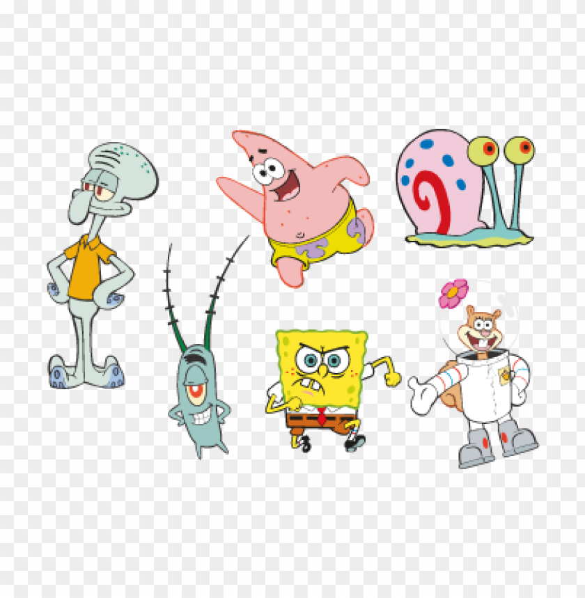  spongebob squarepants cartoon vector logo - 463785