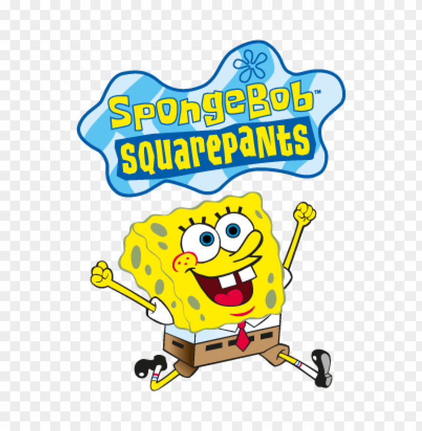  spongebob squarepants eps vector logo free - 463942