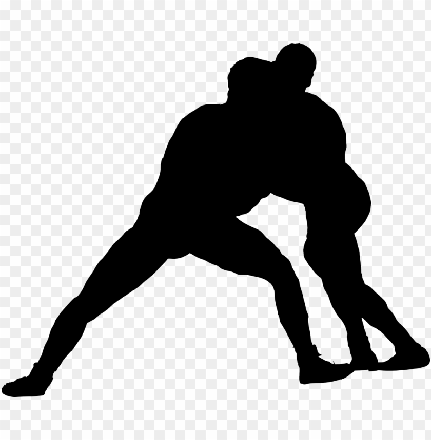 Transparent sport wrestling silhouette PNG Image - ID 3247