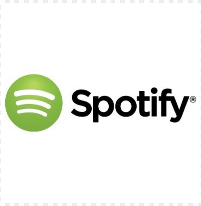 Spotify Logo Vector Black Toppng