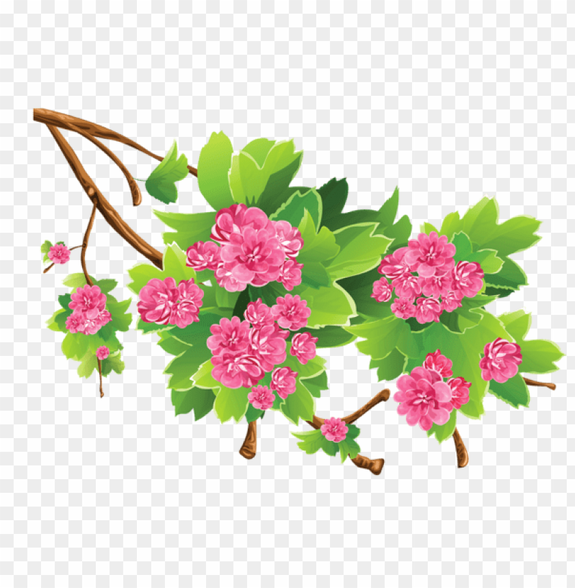 PNG image of spring branch transparentpicture with a clear background - Image ID 47185