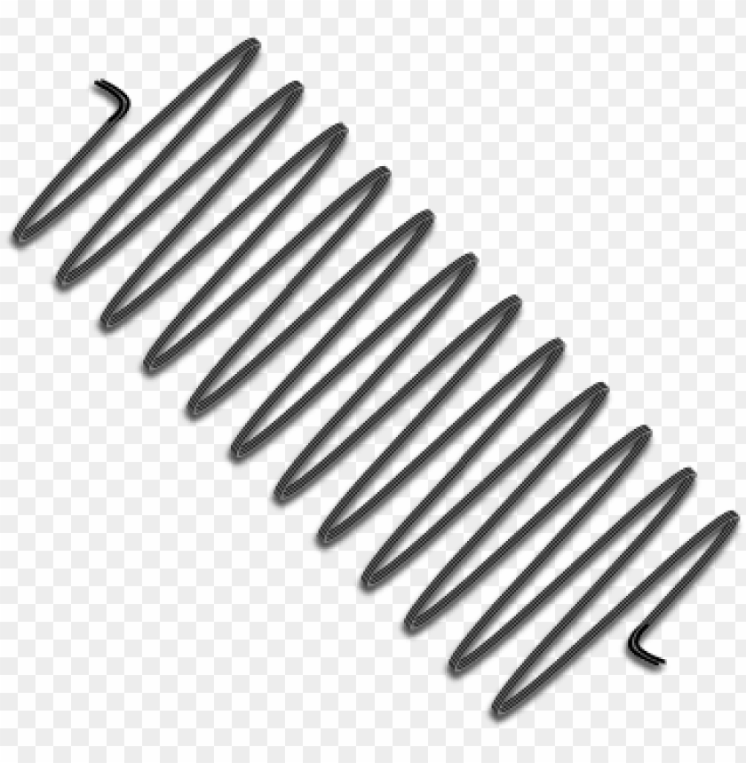 Spring Wire Spring - Coiled Spring Clip Art PNG Image With Transparent Background