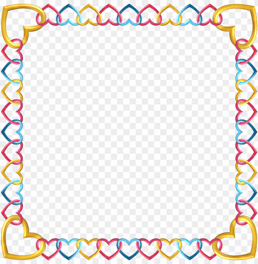 Square Frame Tropical 5 By Happyare Free Printable Border Png Image With Transparent Background Toppng