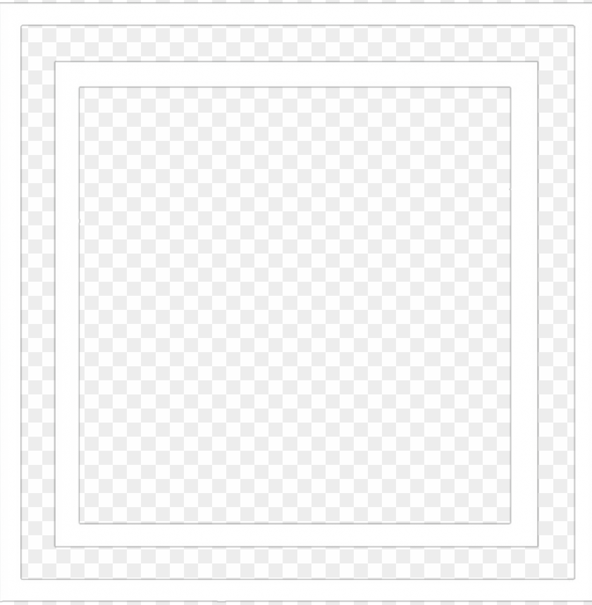 Square Frame Whitesquare Whiteframe Outline Border - Crochet PNG Transparent With Clear Background ID 188504