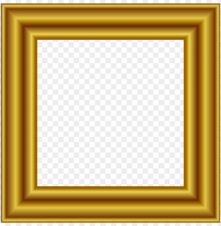 square gold frame png PNG transparent with Clear Background ID 115688