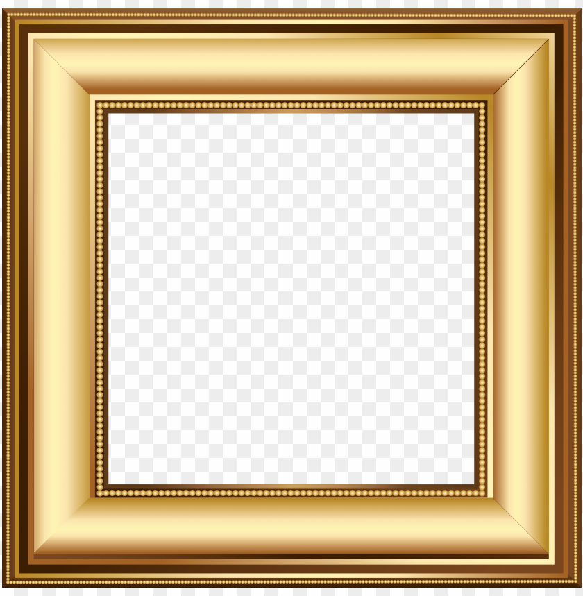 square gold frame png PNG transparent with Clear Background ID 115689