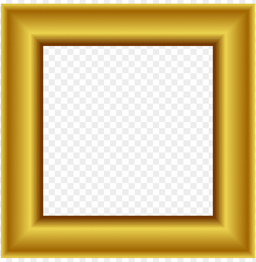 square gold frame png PNG transparent with Clear Background ID 115690