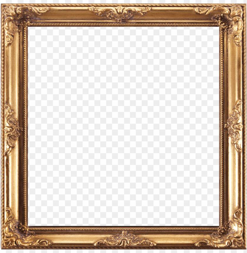 square gold frame png PNG transparent with Clear Background ID 115696