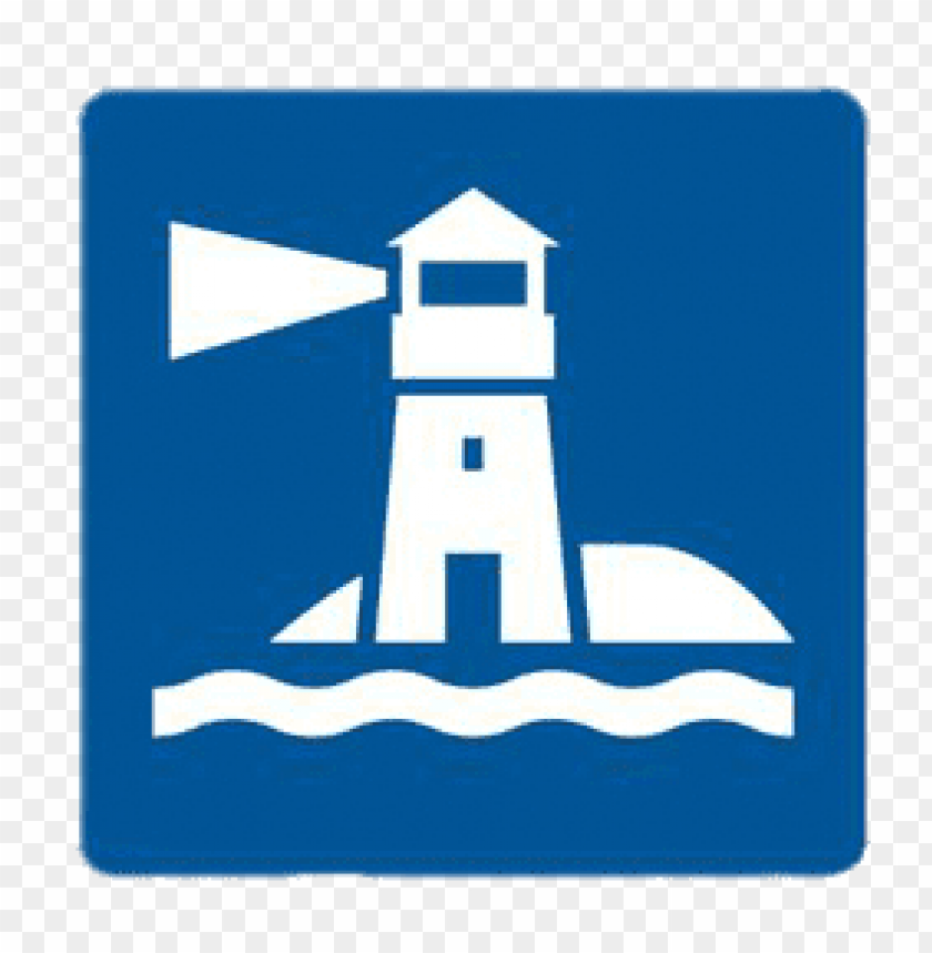 miscellaneous, lighthouses, square lighthouse sticker, 