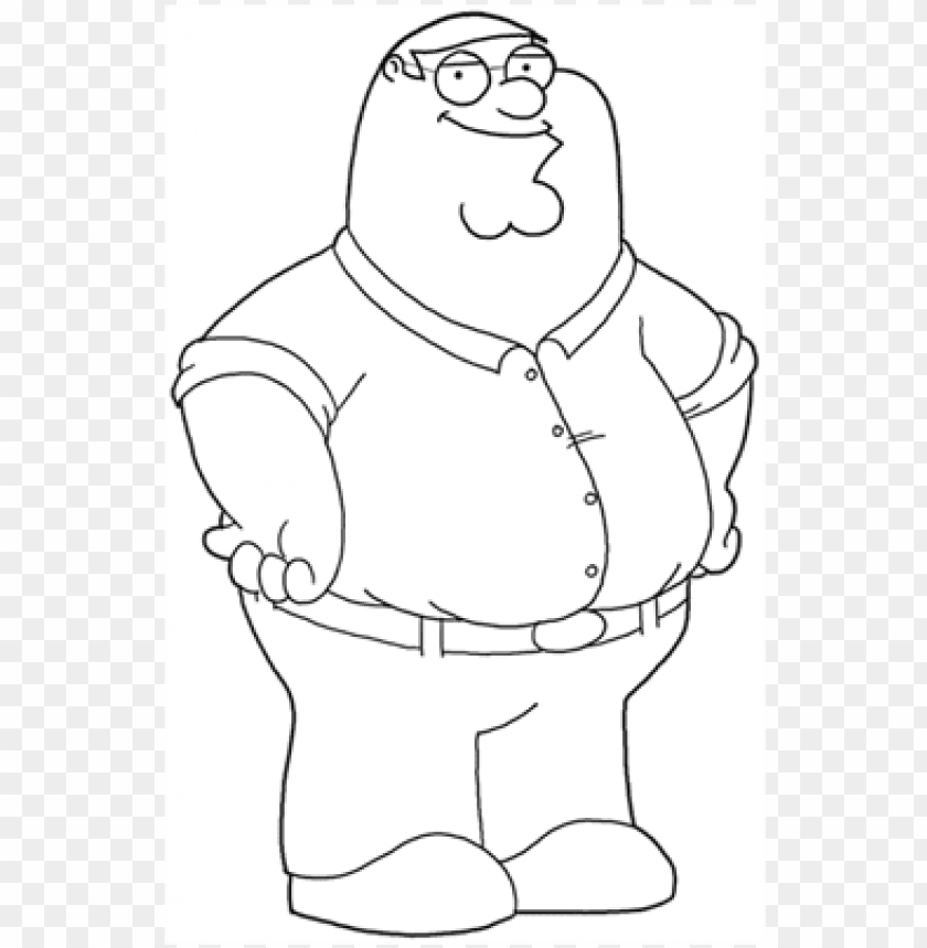 square peter griffin drawing tutorial peter griffin coloring pages PNG transparent with Clear Background ID 229589