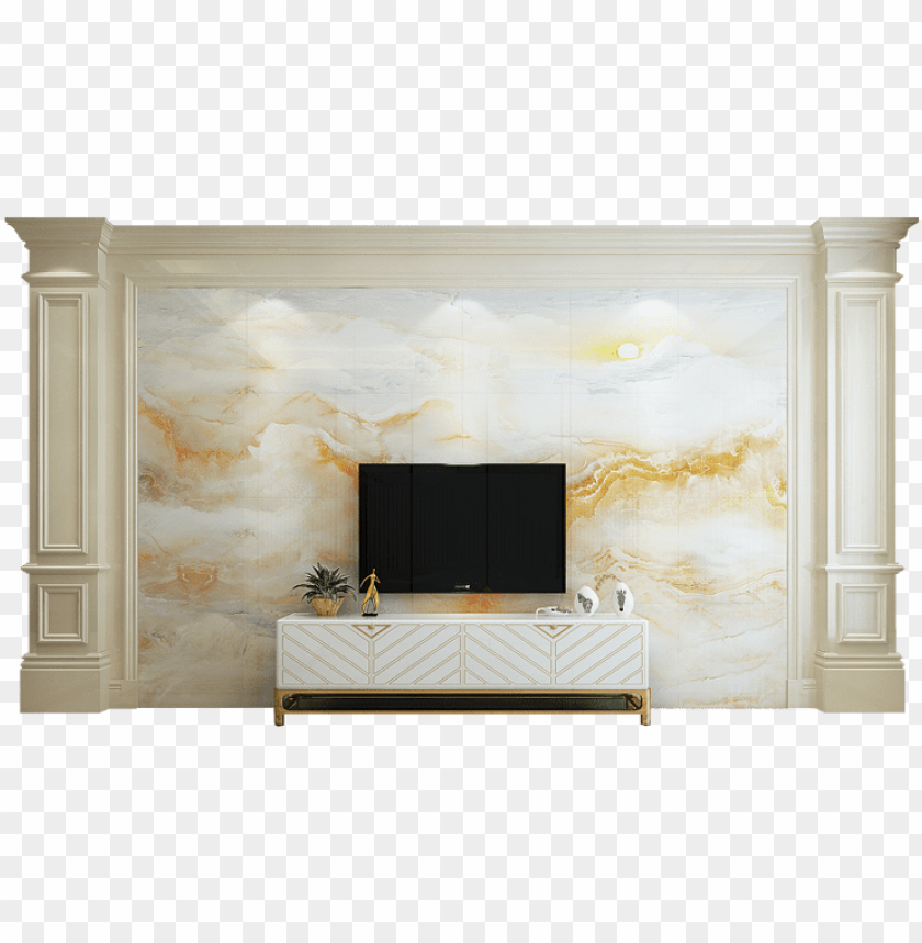 Squid Tile Tv Background Wall Living Room European Studio Couch