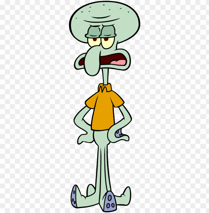 squidward - squidward grumpy PNG image with transparent background@toppng.com